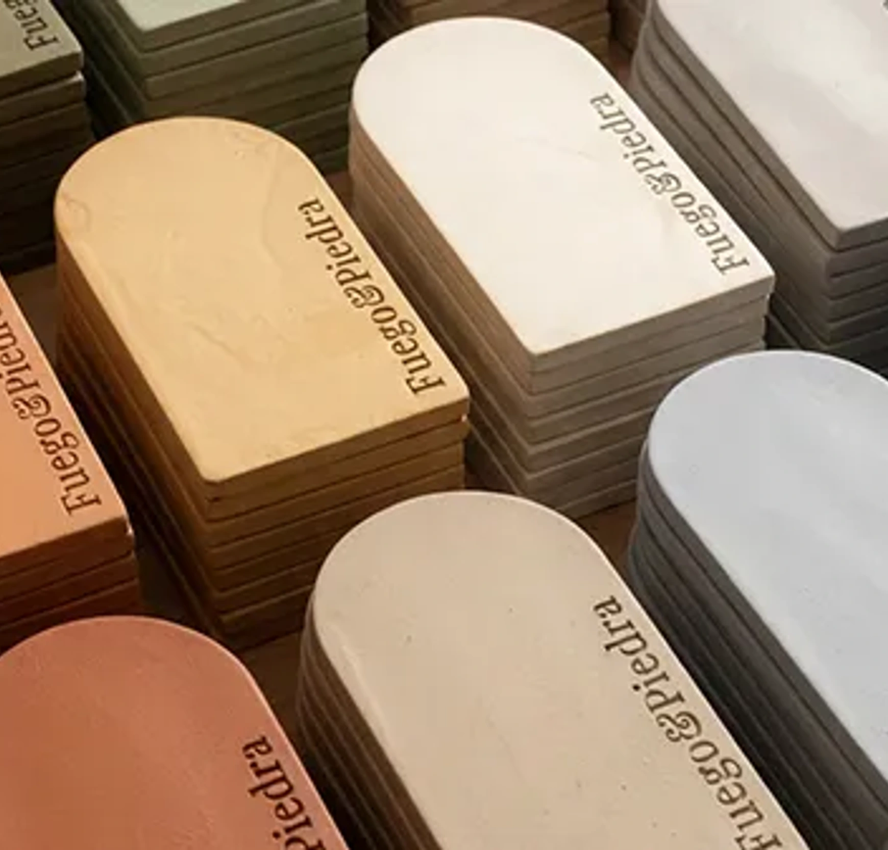 Fuego & Piedra microcement colour and texture samples