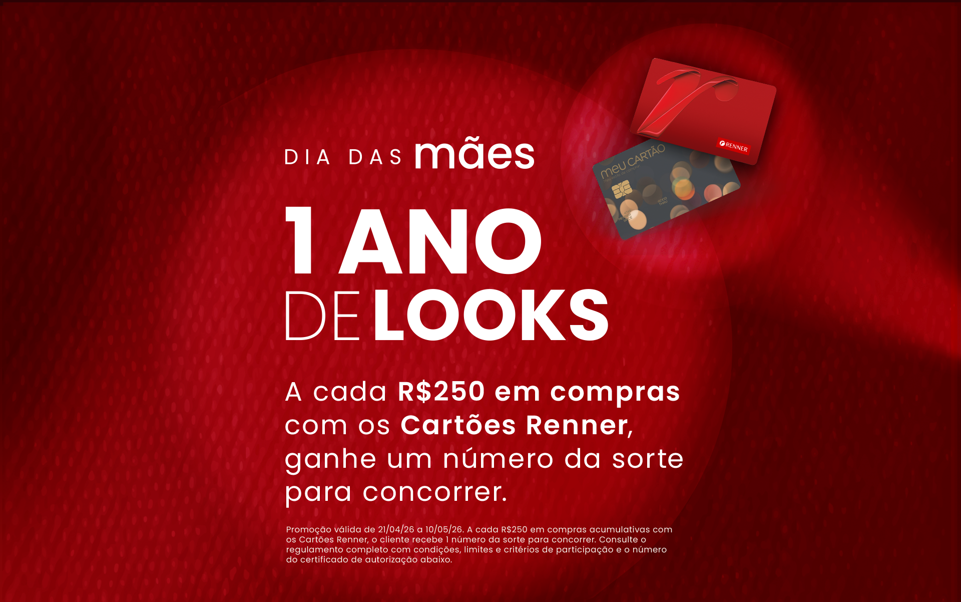 Promoção 1 Ano de Looks