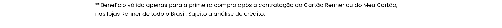 Condições desconto primeira compra